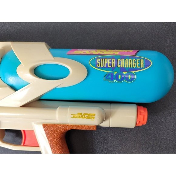 Vintage 1998 Larami Super Soaker Air Pressure Super Charger 400 Water Gun - Picture 2 of 9